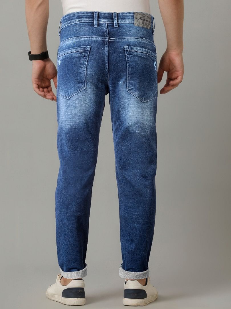 Authenzaa Men Truefit Jeans TFJ4S020 Dark Blue 