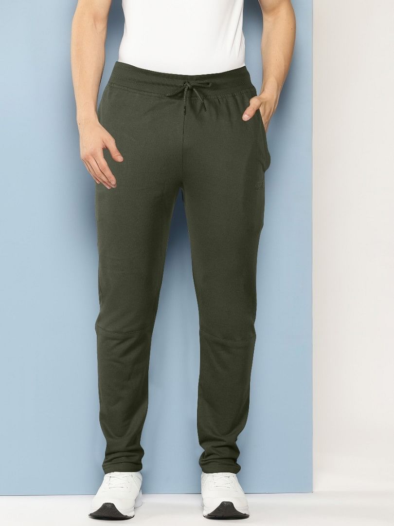 Authenzaa Men Loop Knit Lower MLLSH001 Olive 