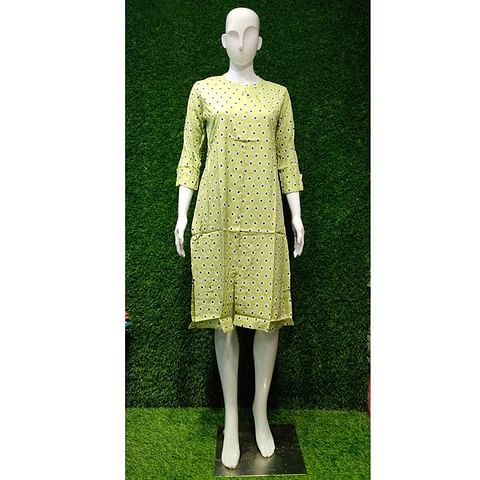 Authenzaa Women Kurti ATKT032 PISTA 