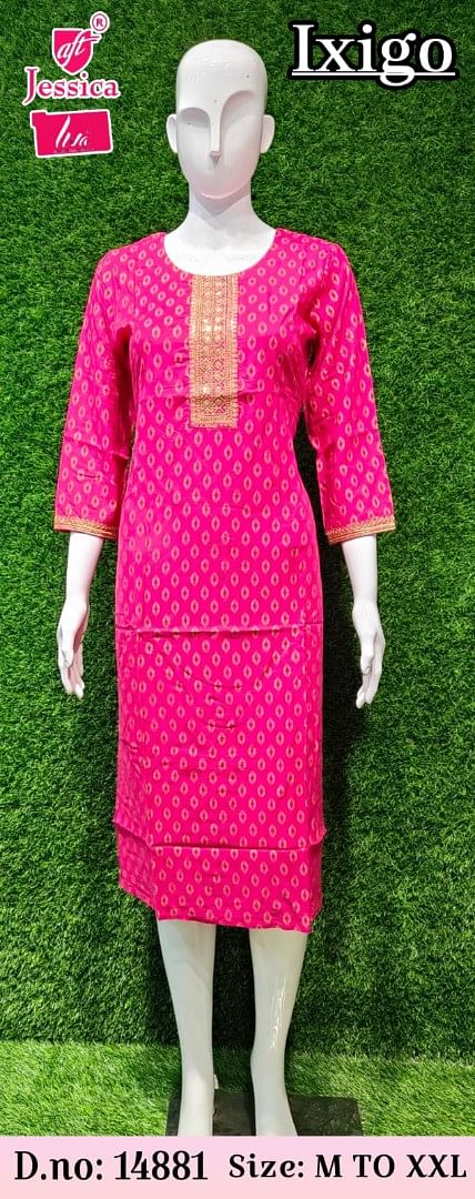 Authenzaa Women Kurti ATKT032 RANI 