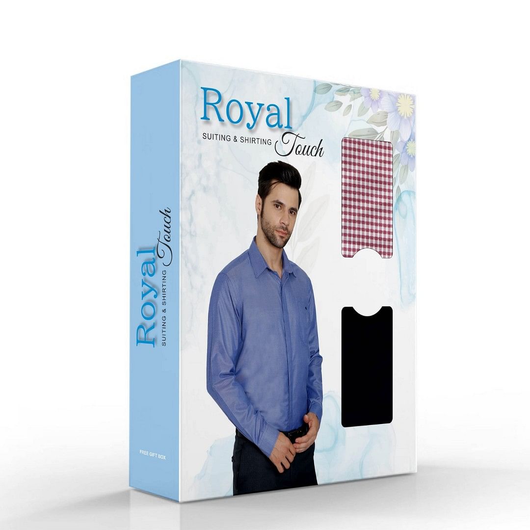 Authenzaa Premium Royal Touch Fabric AZRT001 Design-2 Regular 