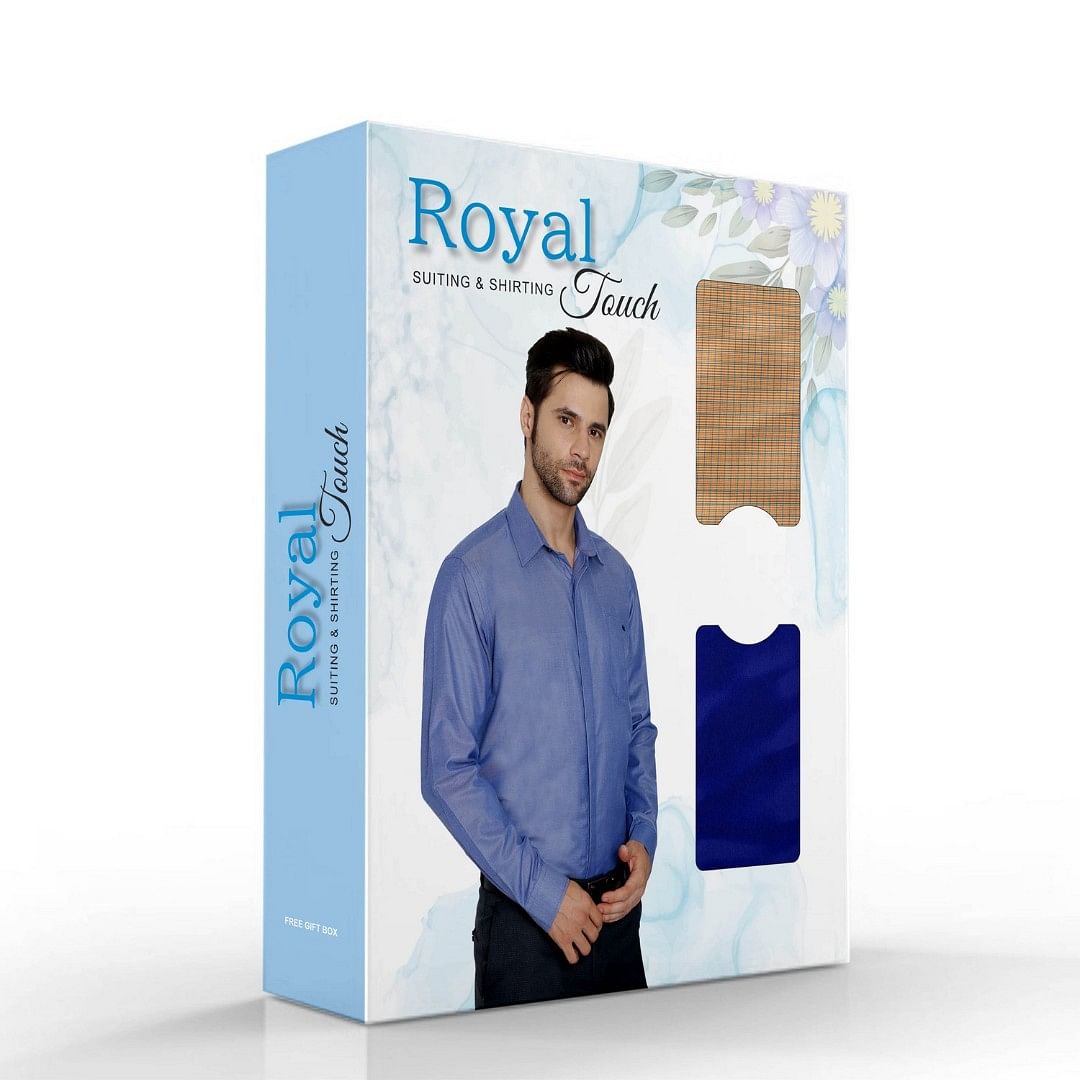 Authenzaa Premium Royal Touch Fabric AZRT001 Design-4 Regular 