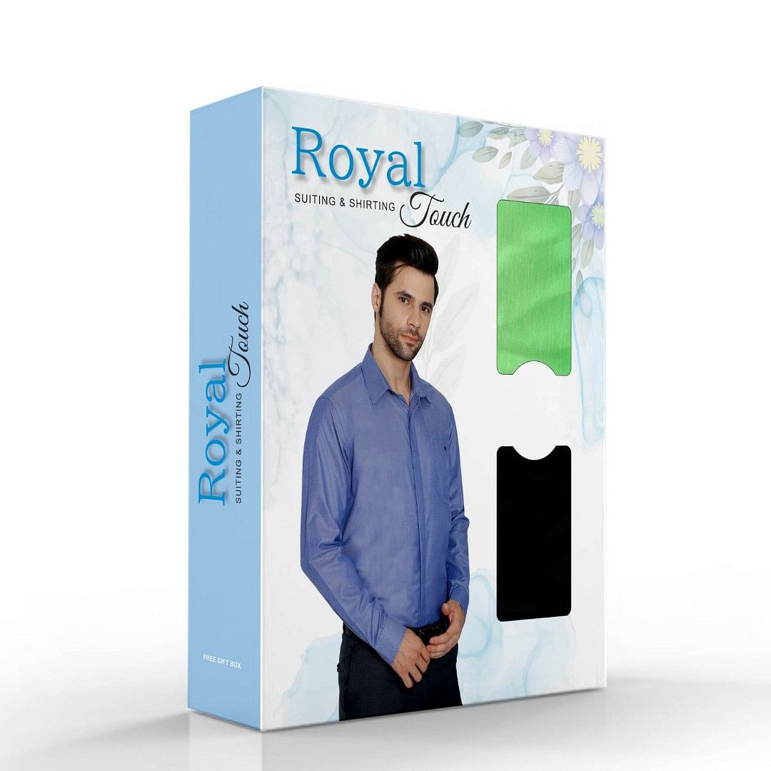 Authenzaa Premium Royal Touch Fabric AZRT001 Design-7 Regular 
