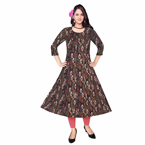 Authenzaa Women Kurti HTKT005 Multi 