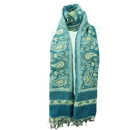 Authenzaa Women Shawl 0025 Royal Blue