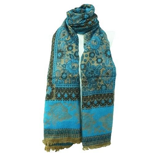 Authenzaa Women Shawl 0026 Blue