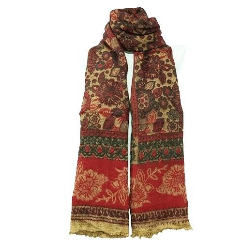 Authenzaa Women Shawl 0027 Maroon