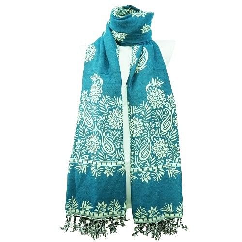 Authenzaa Women Shawl 0042 Royal Blue