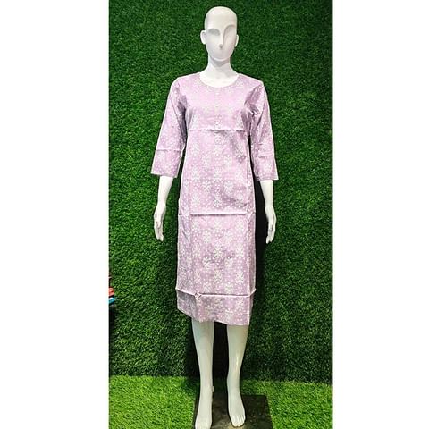 Authenzaa Women Kurti ATKT037 Purple 
