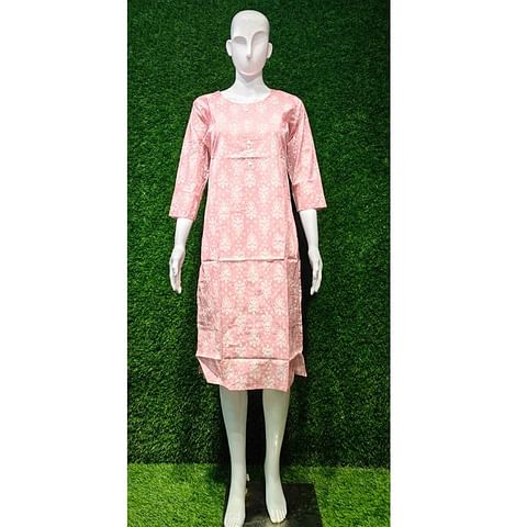 Authenzaa Women Kurti ATKT037 Pink 