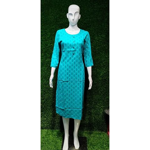 Authenzaa Women Kurti ATKT036 Rama 