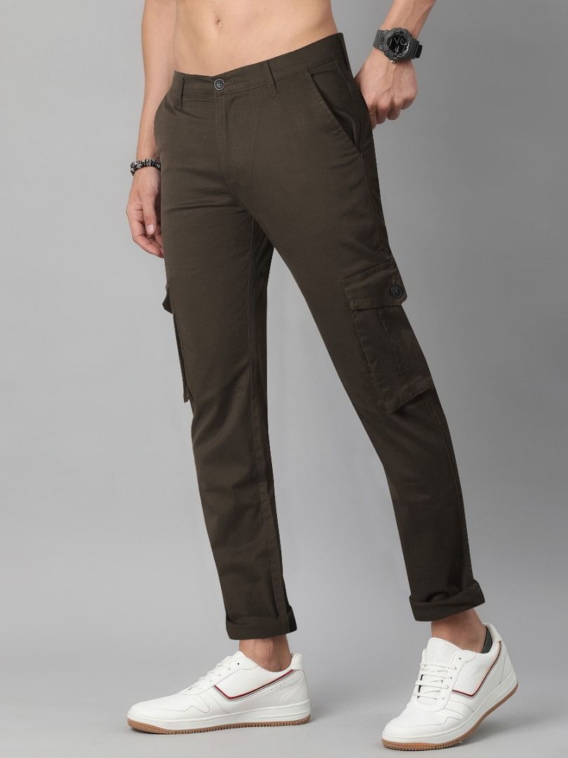 Authenzaa Men Cargo Pant 4SCP006 Olive 