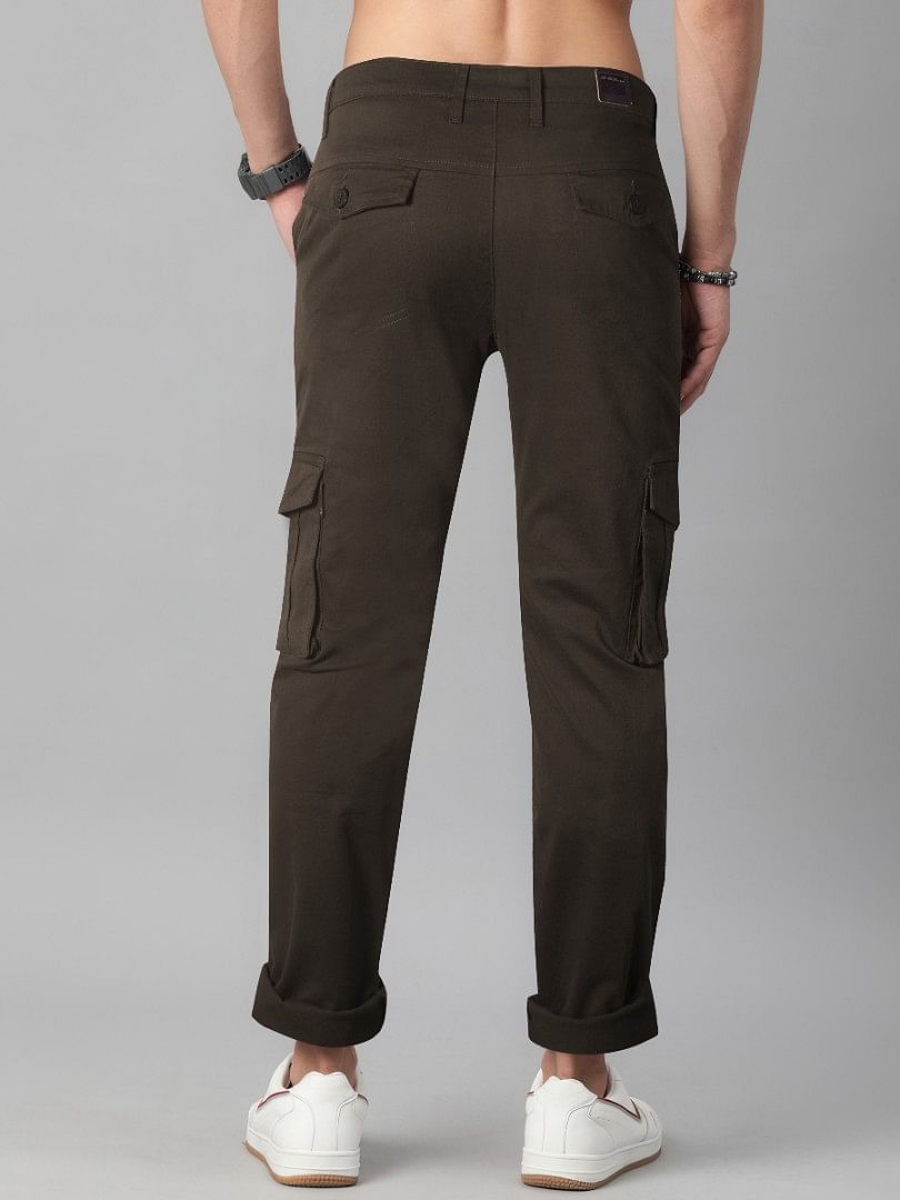 Authenzaa Men Cargo Pant 4SCP006 Olive 