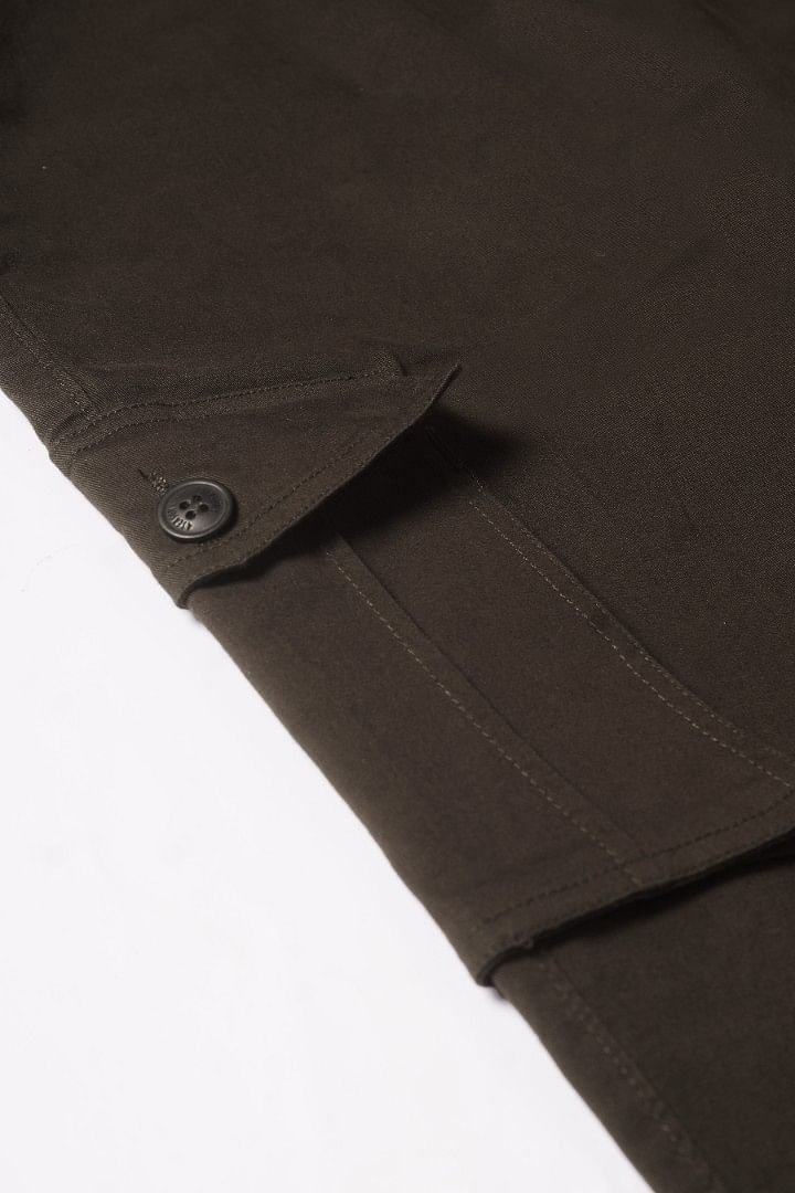 Authenzaa Men Cargo Pant 4SCP006 Olive 