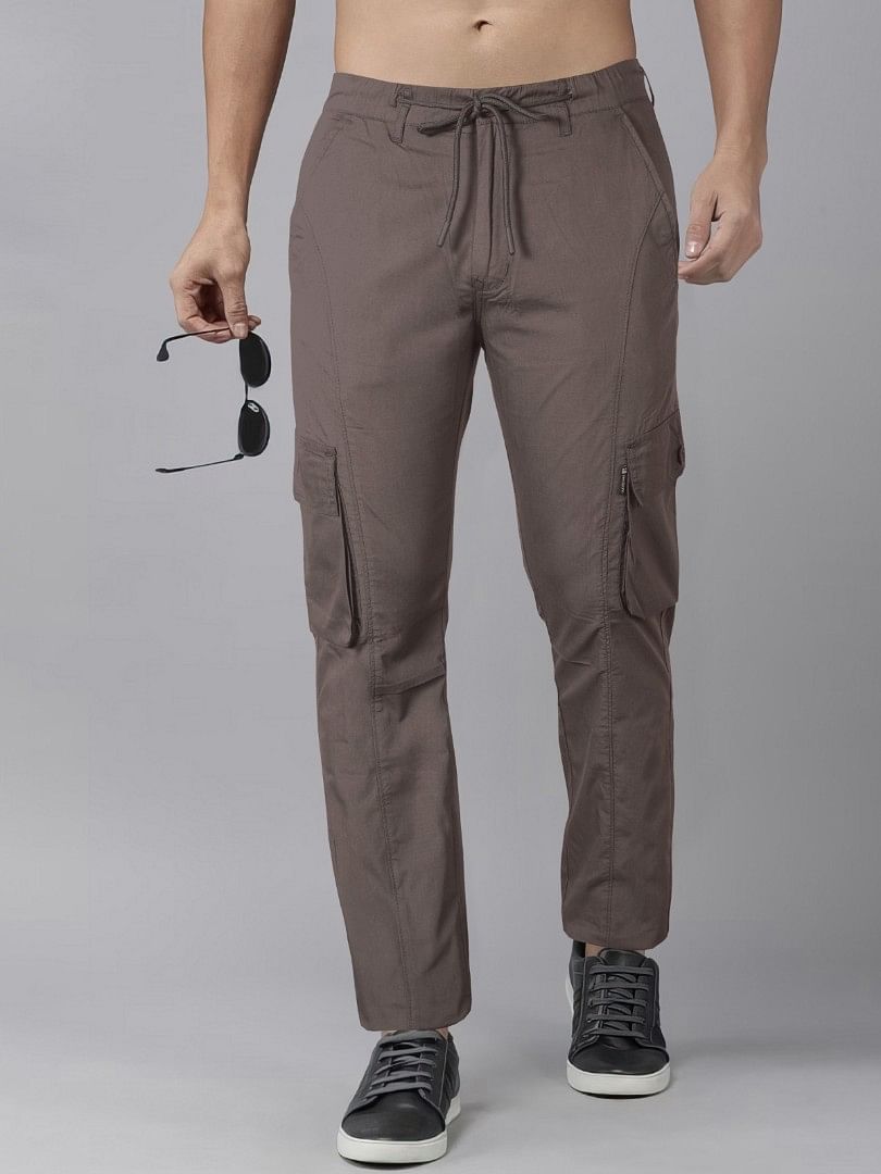 Authenzaa Men Cargo Pant 4SCP005 Grey 