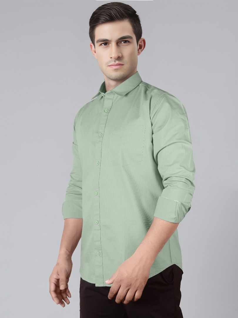 Authenzaa Men Casual Shirt SFCS030 Pista 