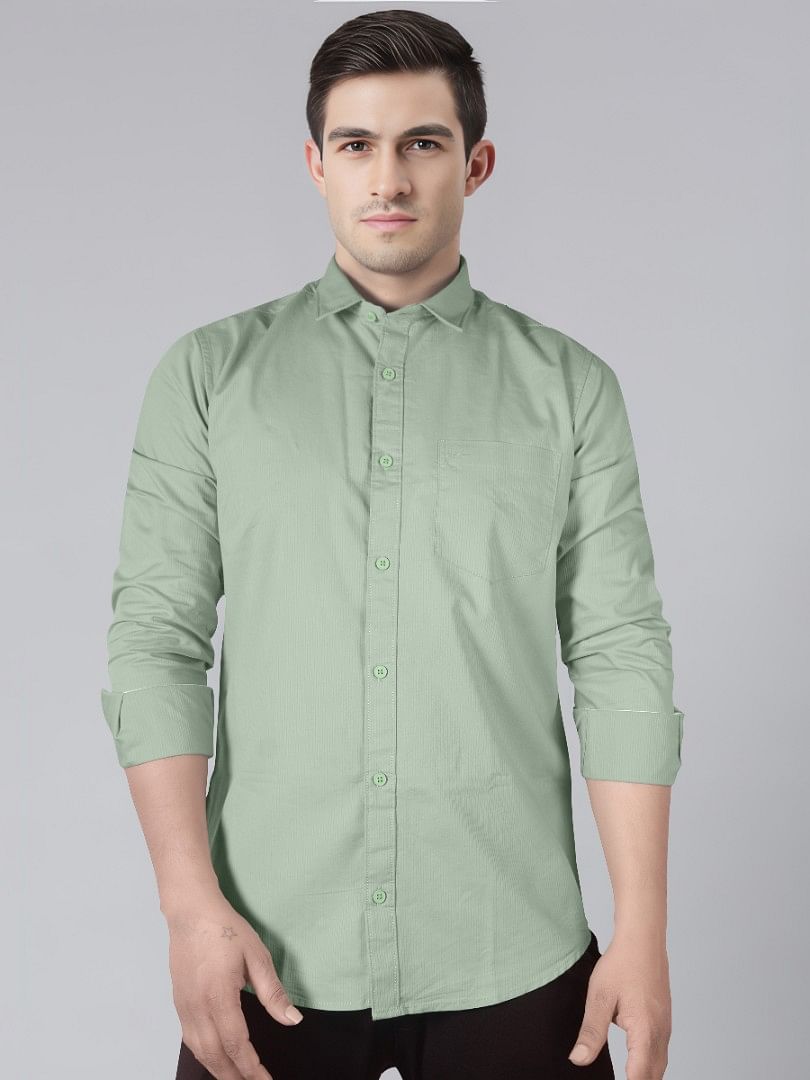 Authenzaa Men Casual Shirt SFCS030 Pista 