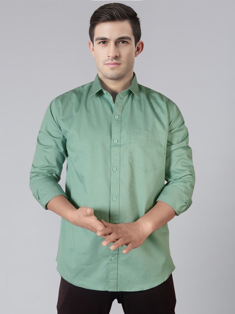 Authenzaa Men Casual Shirt SFCS025 Pista 