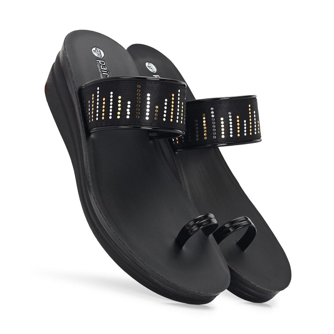Pair-it Ladies Slipper-MS-021 Black