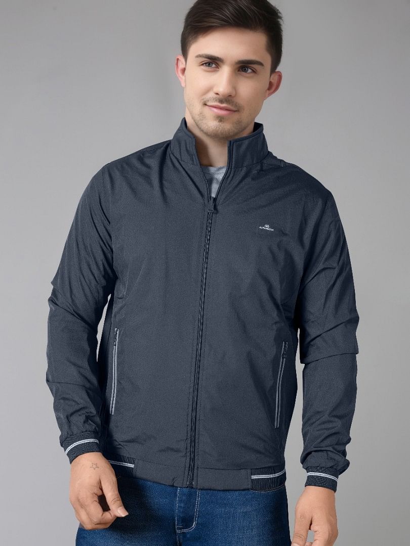 Men Light Weight Winter Jacket MILJ025 Dark Navy