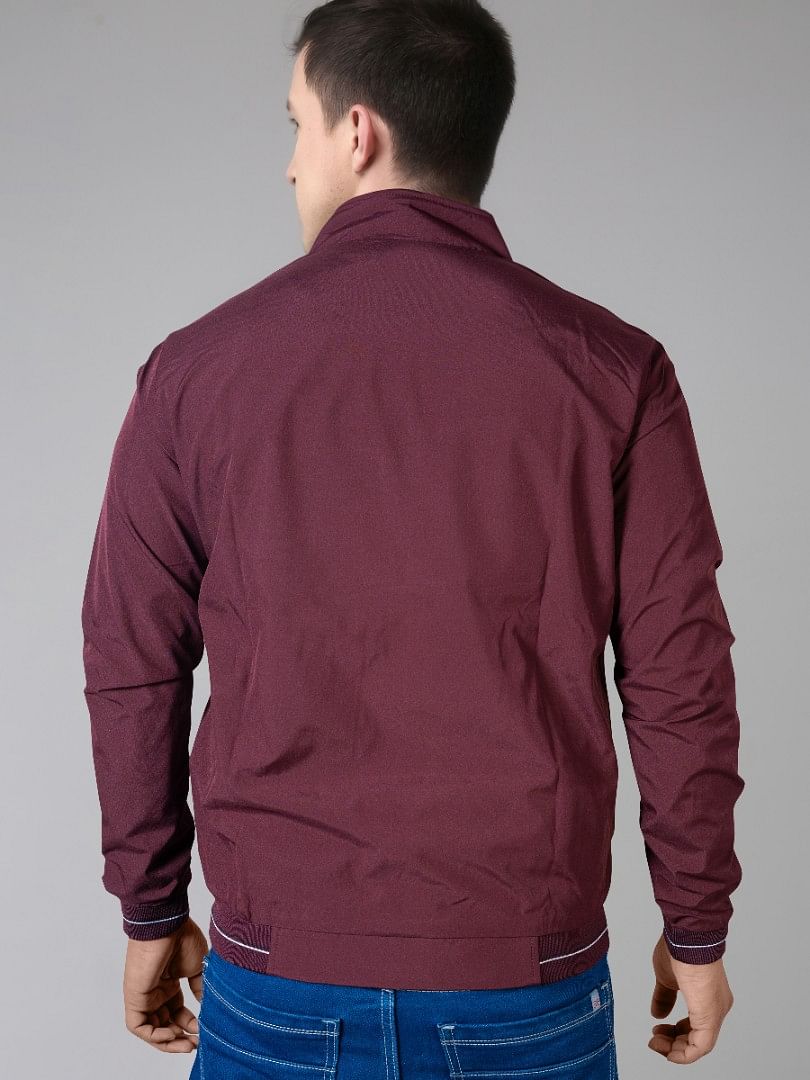 Men Light Weight Winter Jacket MILJ025 Wine