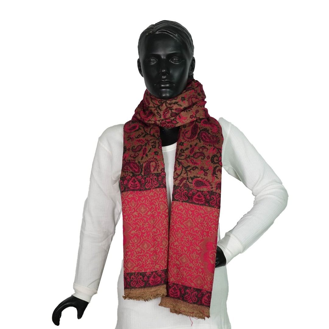Authenzaa Women Shawl-0022 Light Pink  