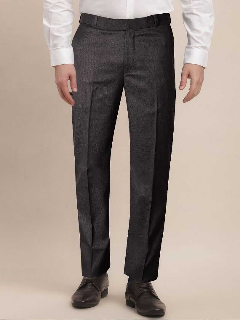 Authenzaa Men Flexi Formal Trouser 4SFF005 Coffee 