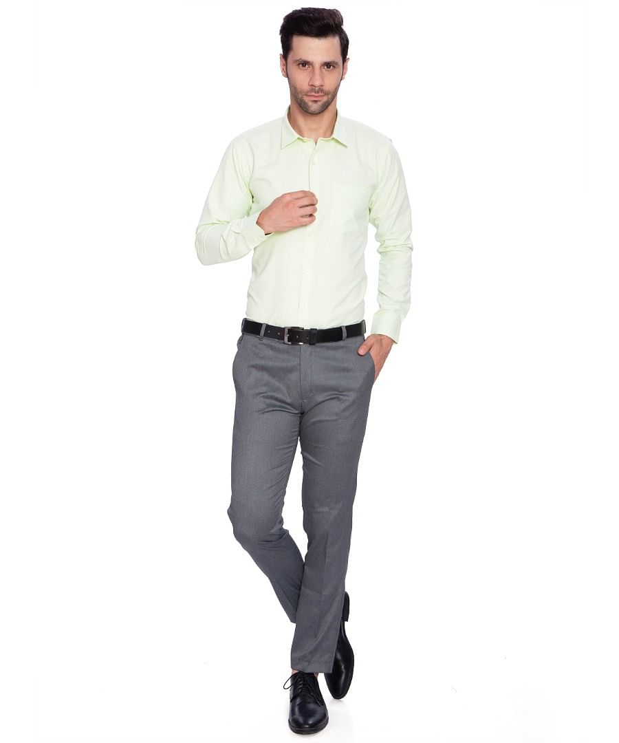 Authenzaa Men Formal Shirt ESFS003 Pista 