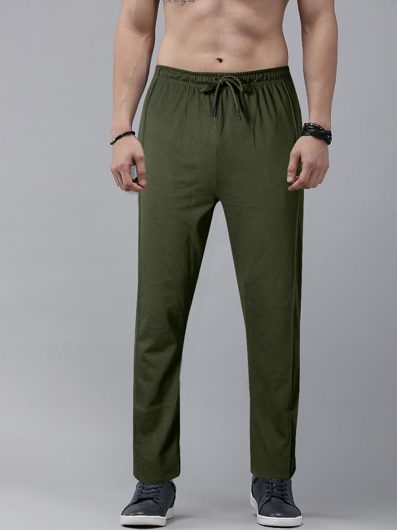 Authenzaa Men Smart Lower SHSML001 Olive 