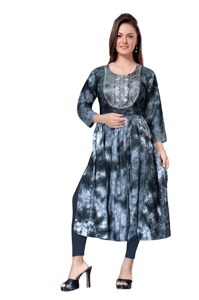 Authenzaa Women Kurti SMCKT039 Grey 