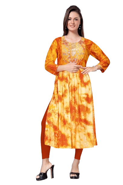 Authenzaa Women Kurti SMCKT041 Musturd 