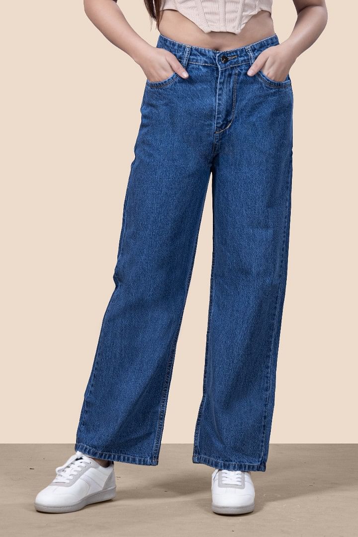 Authenzaa Women Jeans WDJBS005 Stone 