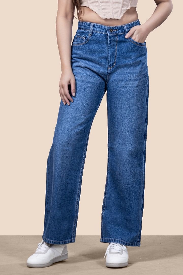 Authenzaa Women Jeans WDJBS006 Stone 