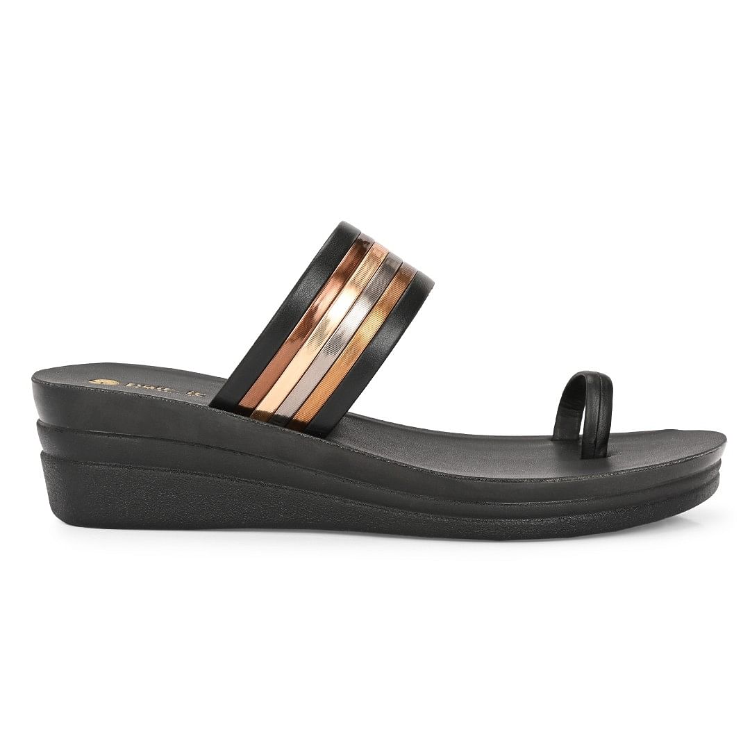 Pair-it Ladies Slipper-MS-023 Black