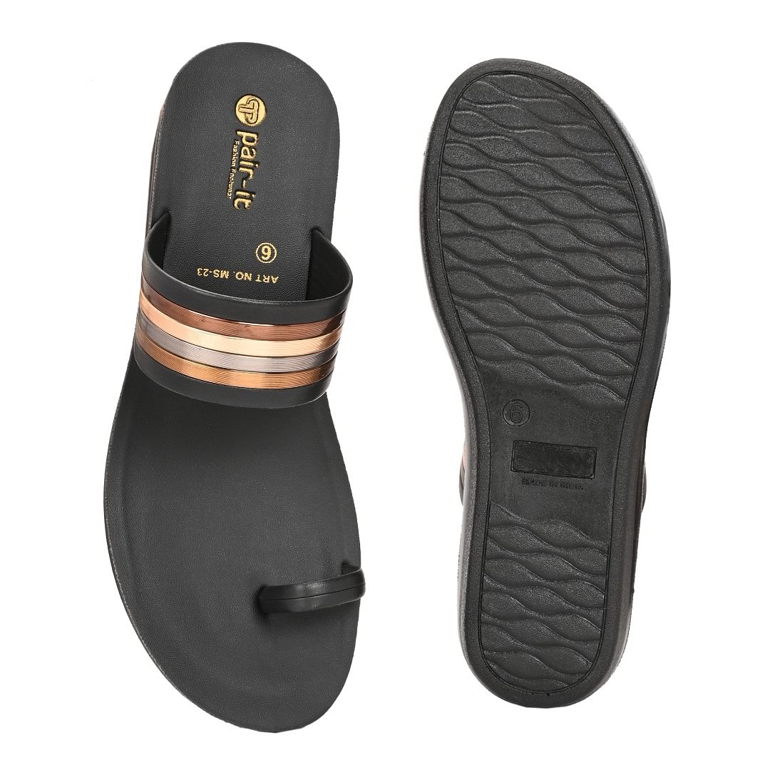 Pair-it Ladies Slipper-MS-023 Black