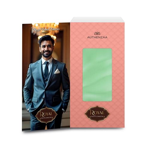 Authenzaa Men Royal Suit Fabric EXE004 Pista 