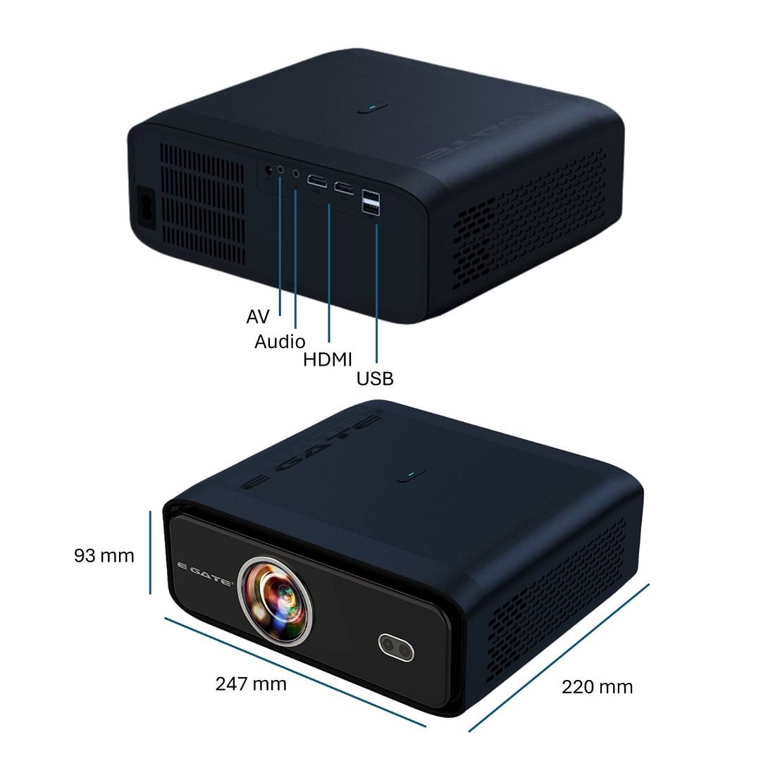 Egate R1 Auto Focus Smart Projector 