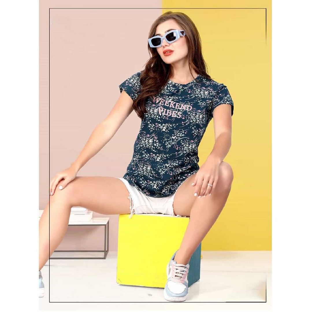 Authenzaa Women T-Shirt ACWTS005 Flint 