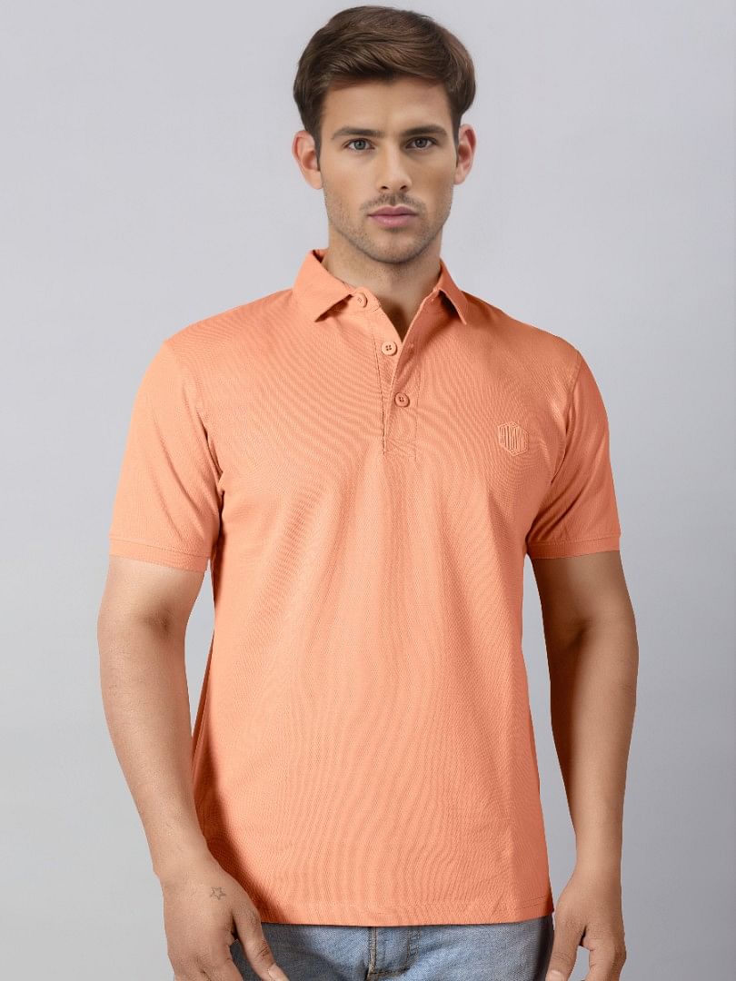 Authenzaa Men Polo T-Shirt SFPT015 Peach 