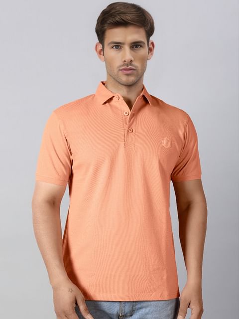 Authenzaa Men Polo T-Shirt SFPT015 Peach 