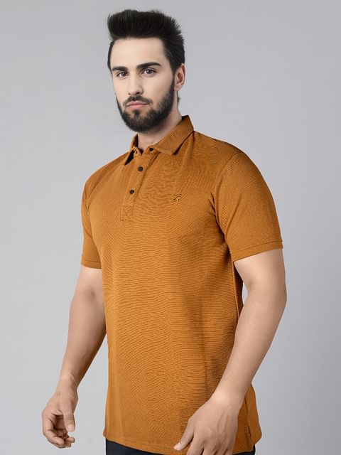 Authenzaa Men Polo T-Shirt SFPT005 Golden 