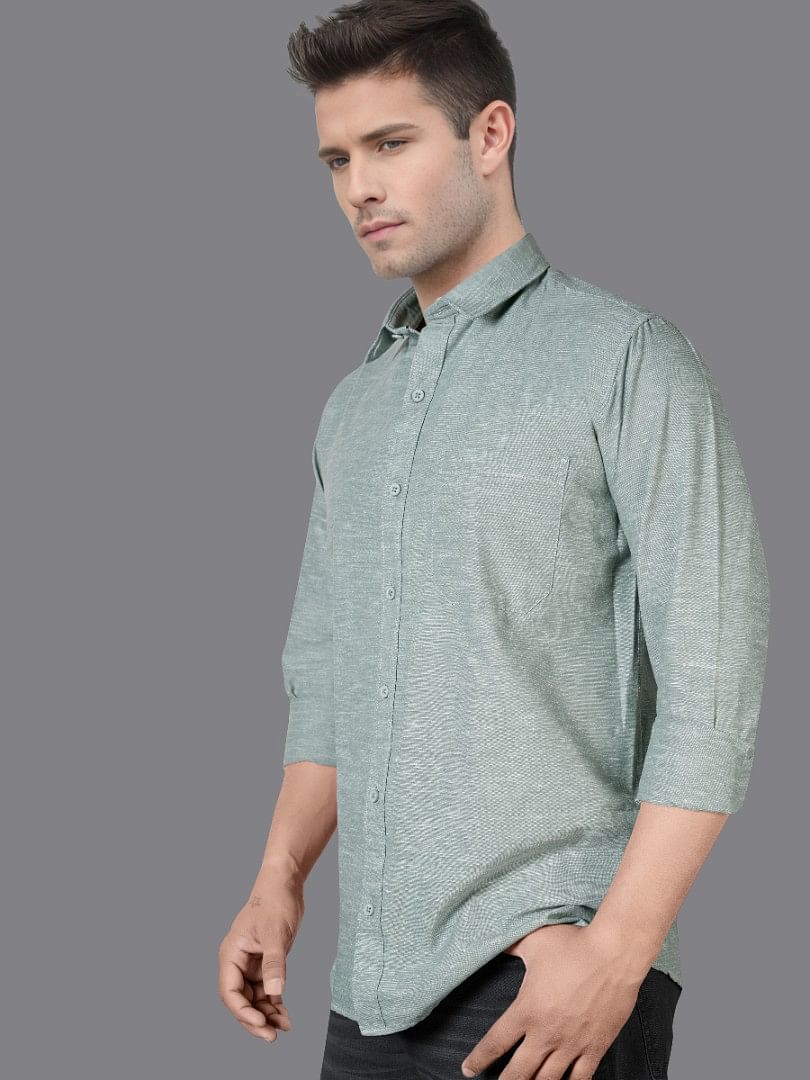 Authenzaa Men Casual Shirt SFCS048 Pista 