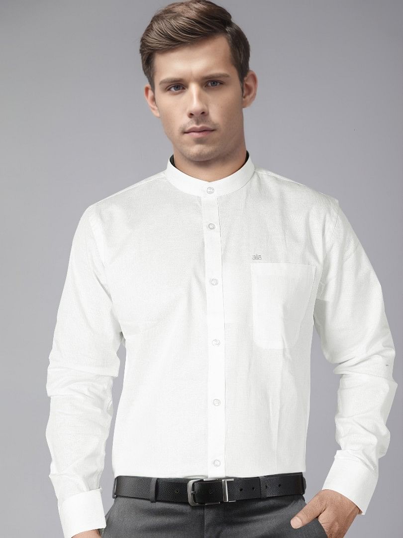 Authenzaa Men Premium Formal Shirt APFS020 White 3