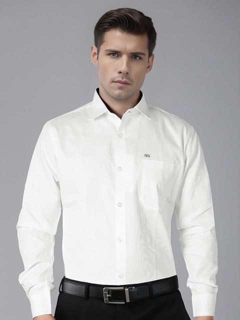 Authenzaa Men Premium Formal Shirt APFS019 White 2 