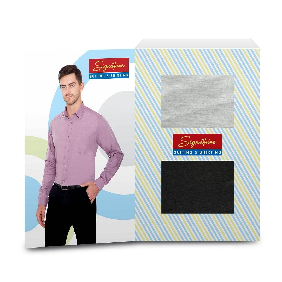 Authenzaa Men Premium Signature Fabric AZSG002 Design-9 