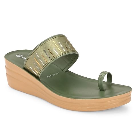Pair-it Ladies Slipper-MS-020 Green