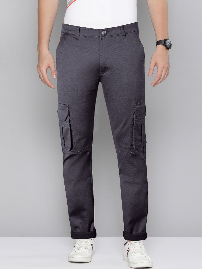 Authenzaa Men Cargo Pant SFCP004 Grey 