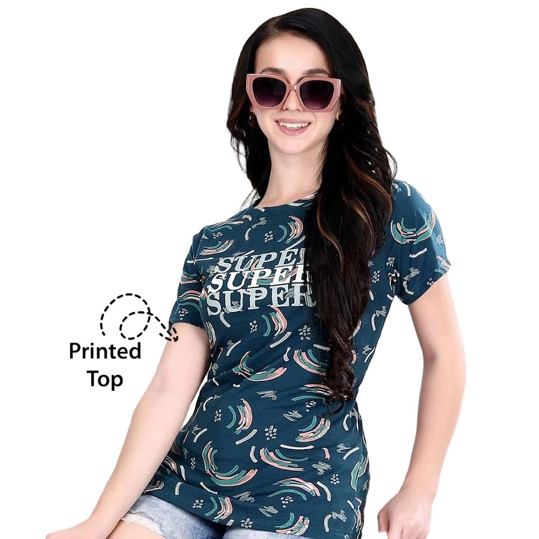 Authenzaa Women T-Shirt ACWTS027 FLINT 
