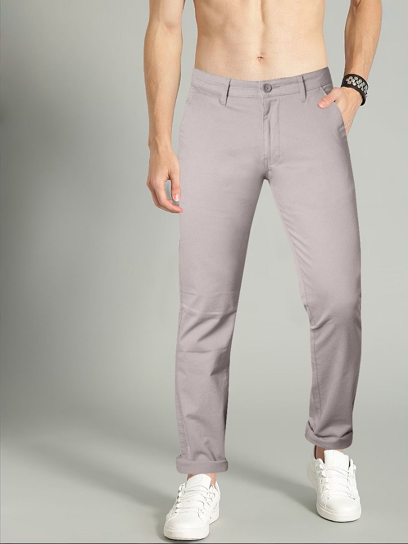Authenzaa Men Casual Trouser CT4S003 Grey 