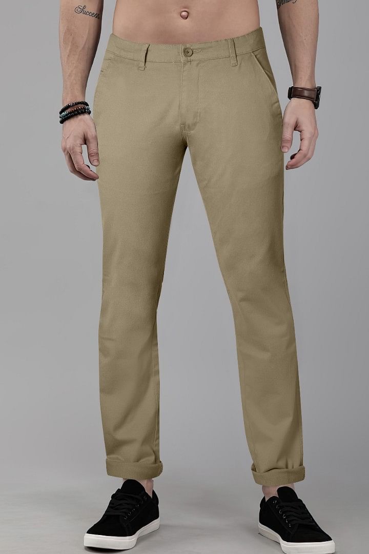Authenzaa Men Casual Trouser CT4S005 Green 